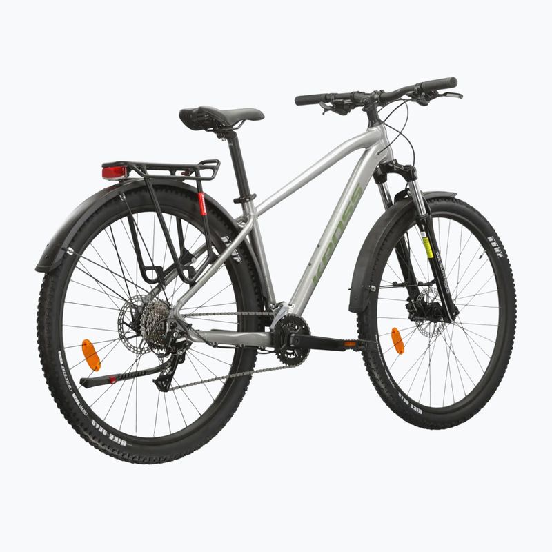 Планински велосипед KROSS Hexagon 4.0 EQ 27,5“ silver/green/shiny 3