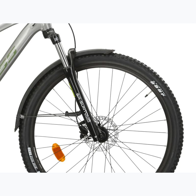 Планински велосипед KROSS Hexagon 4.0 EQ 27,5“ silver/green/shiny 6