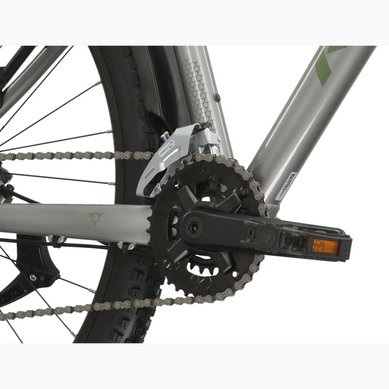 Планински велосипед KROSS Hexagon 4.0 EQ 27,5“ silver/green/shiny 9