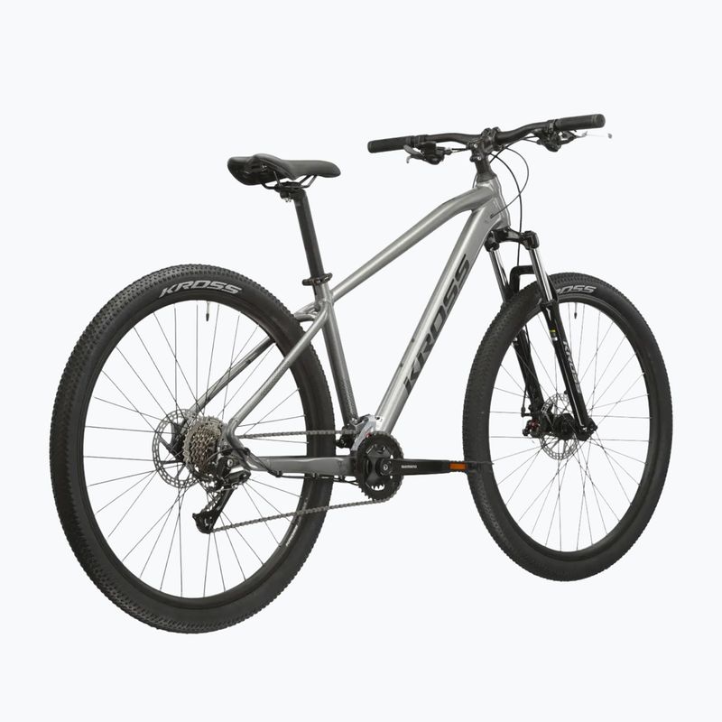 Планински велосипед KROSS Hexagon 3.0 27,5“ 2024 grey/dark blue/shiny 3