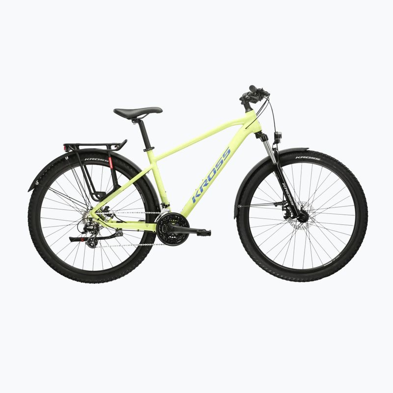 Планински велосипед KROSS Hexagon 2.0 EQ 27,5“ lime/blue/shiny