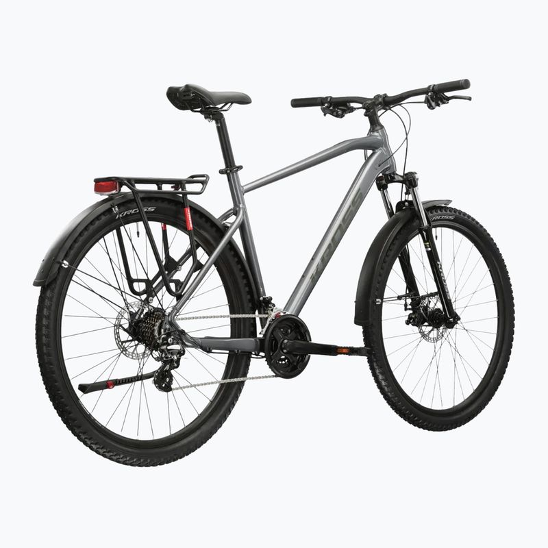 Планински велосипед KROSS Hexagon 2.0 EQ 27,5“ gray/dark gray/shiny 3