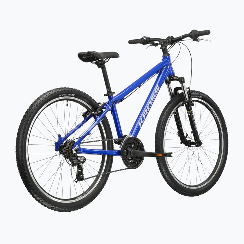 Планински велосипед KROSS Hexagon 1.0 26“ blue/silver/shiny 3