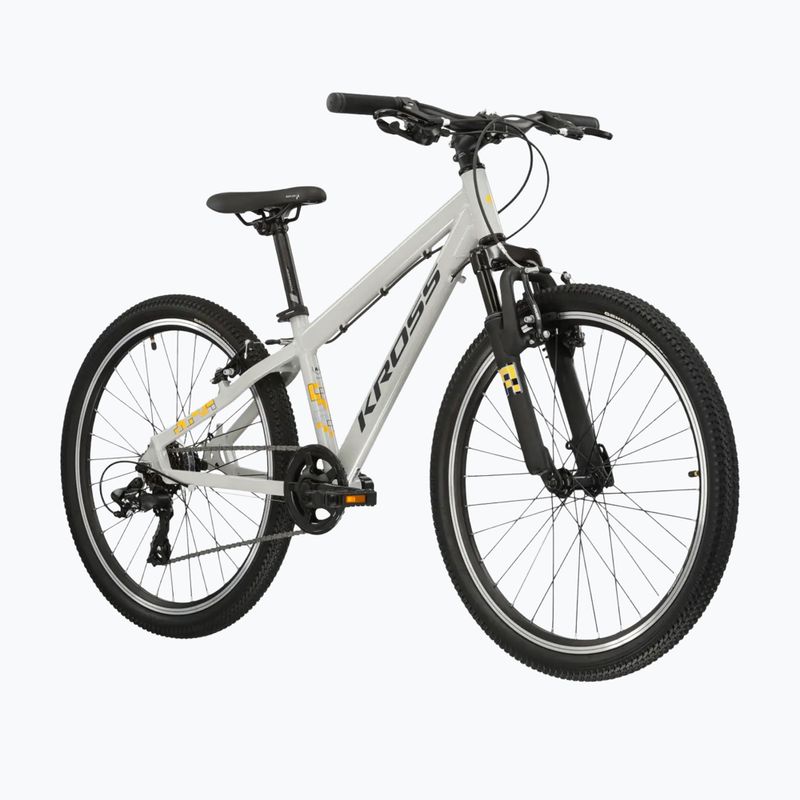 Детски велосипед KROSS Dust Jr 1.0 gray/black/gloss 2