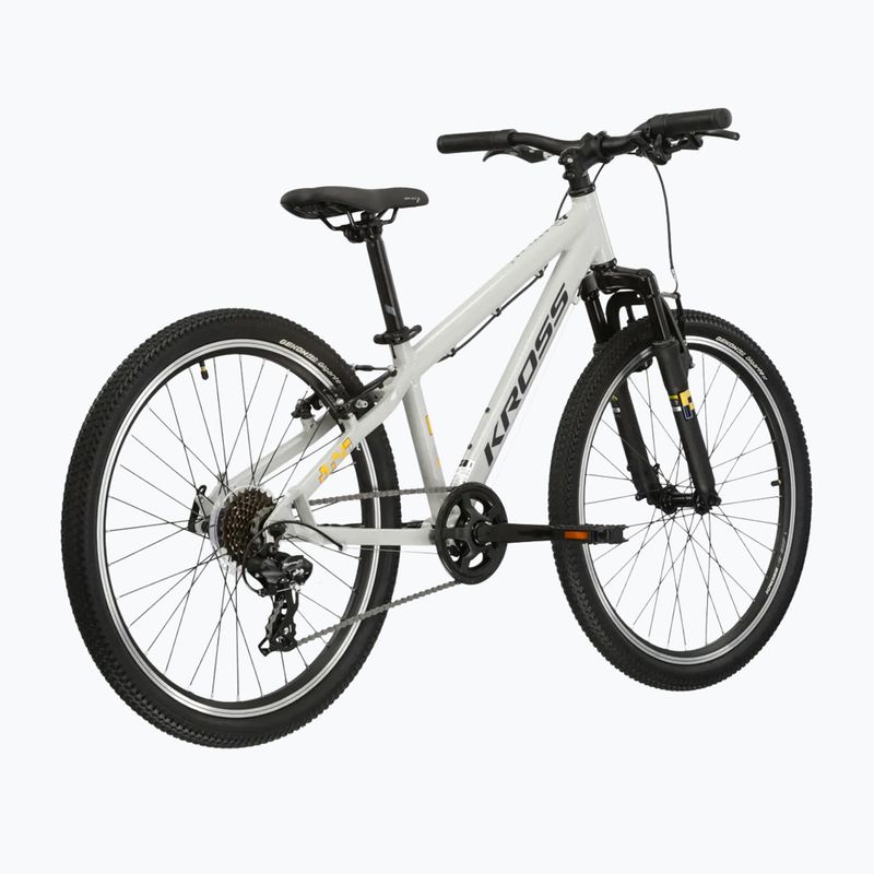 Детски велосипед KROSS Dust Jr 1.0 gray/black/gloss 3