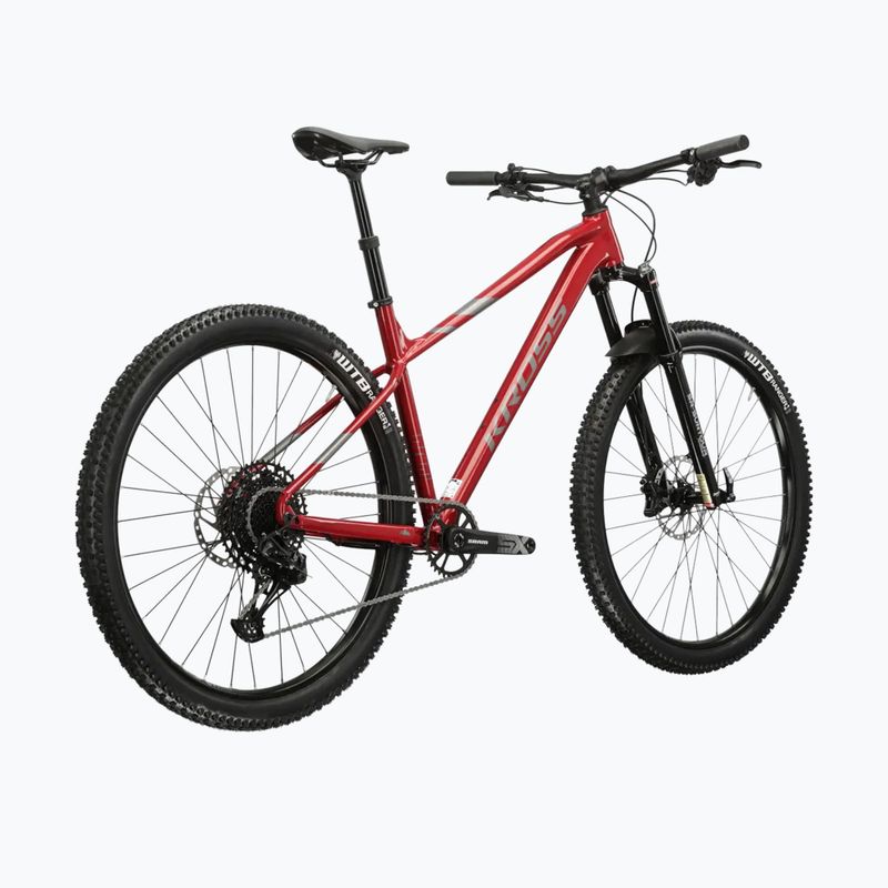 Дамски планински велосипед KROSS Level 6.0 red/gray 3