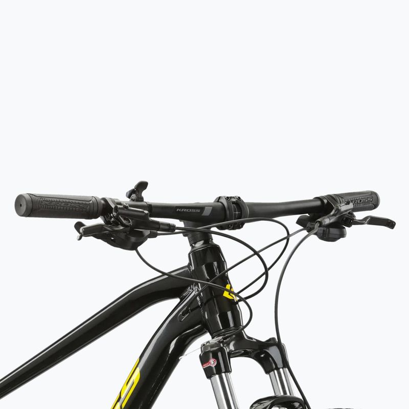 Планински велосипед KROSS Level 2.0 black/yellow/glossy 4