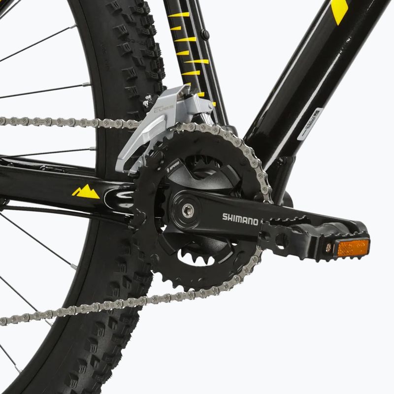 Планински велосипед KROSS Level 2.0 black/yellow/glossy 9