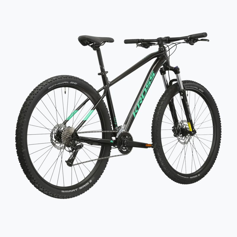 Планински велосипед KROSS Level 1.0 black/green/shiny 3