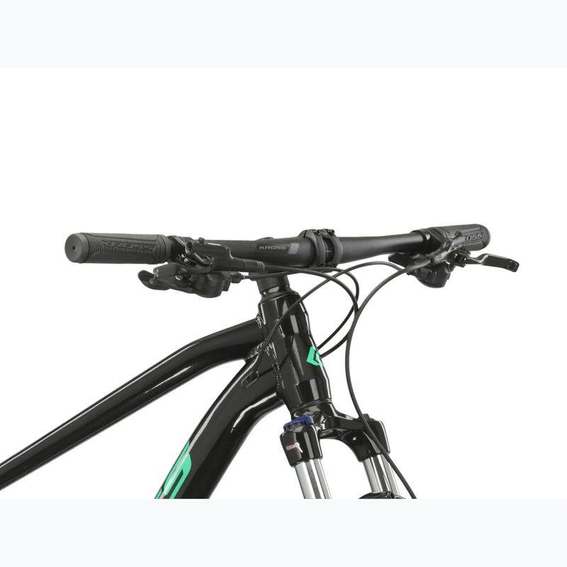Планински велосипед KROSS Level 1.0 black/green/shiny 6