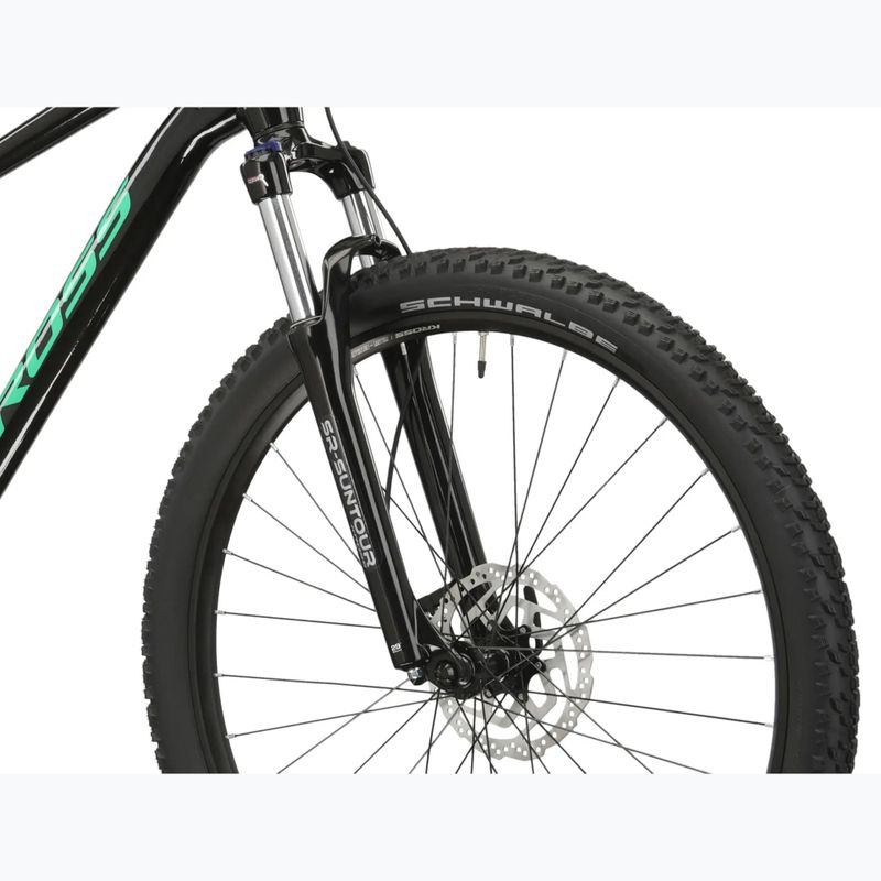 Планински велосипед KROSS Level 1.0 black/green/shiny 7