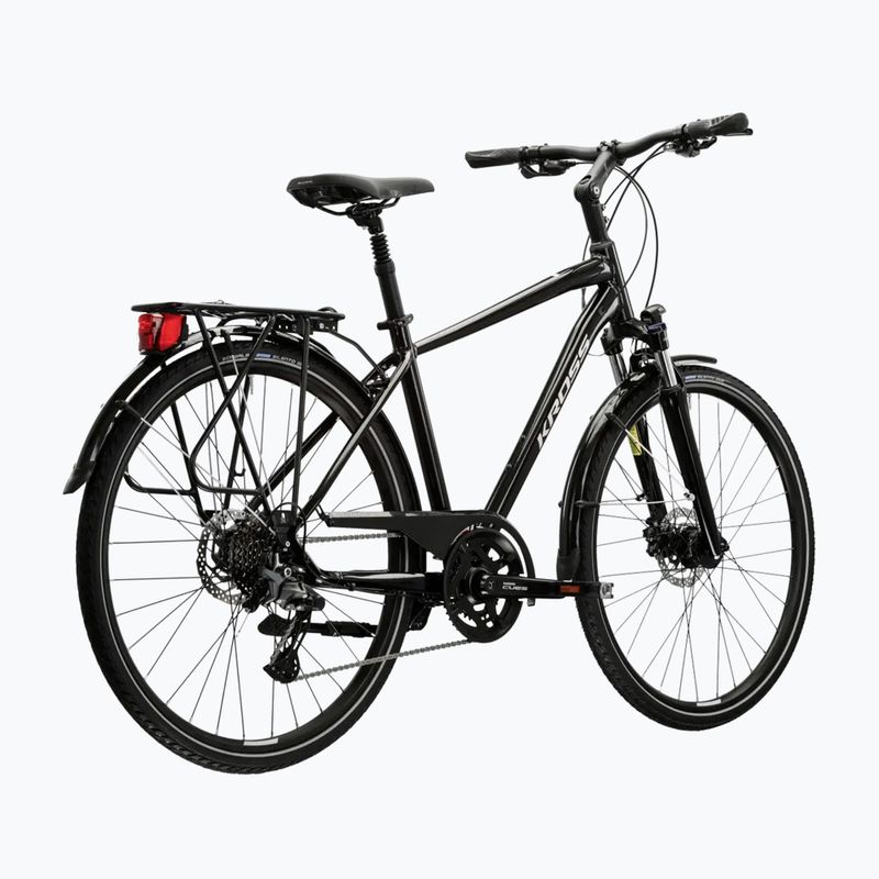 Мъжки трекинг велосипед KROSS Trans 7.0 Bg black/gray/gloss 3