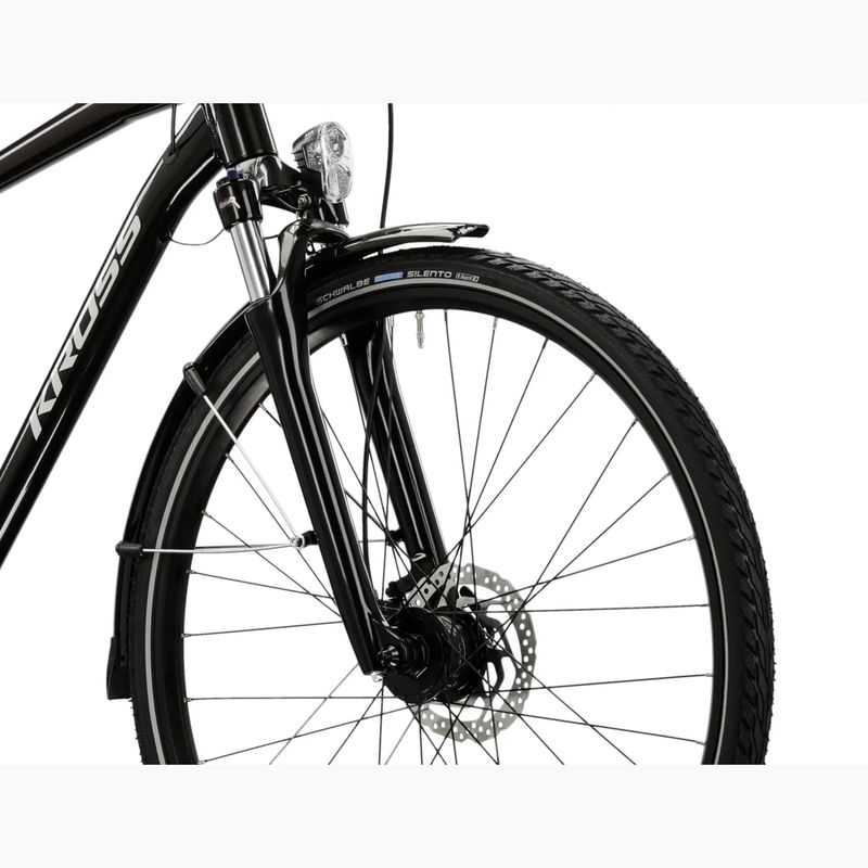 Мъжки трекинг велосипед KROSS Trans 7.0 Bg black/gray/gloss 5