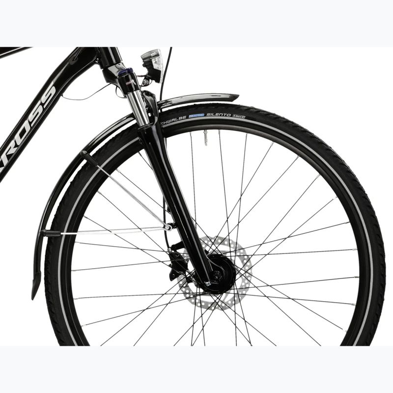 Мъжки трекинг велосипед KROSS Trans 7.0 Bg black/gray/gloss 6