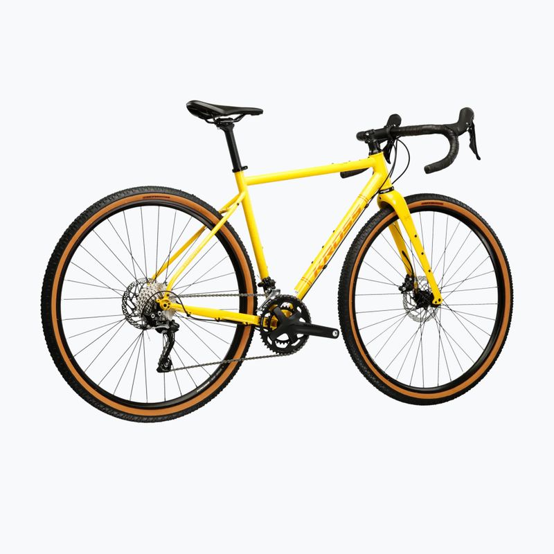 Гравел велосипед KROSS Esker 4.0 yellow/orange/gloss 3