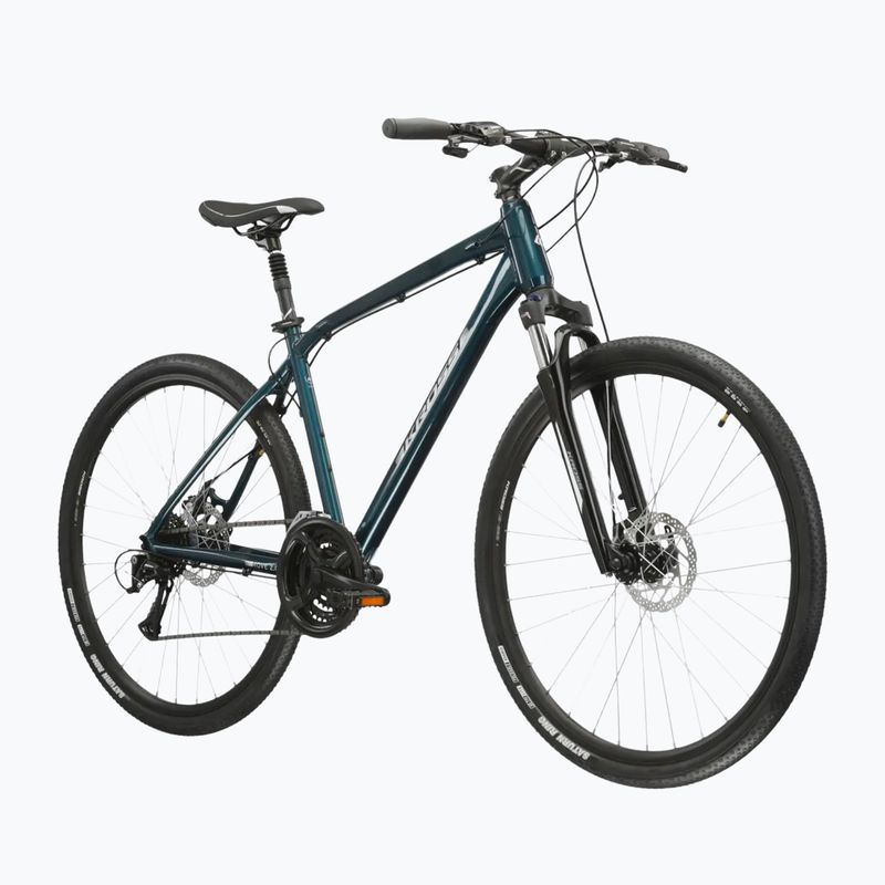 Мъжки градски велосипед KROSS Move 2.0 turquoise/silver/shiny 2