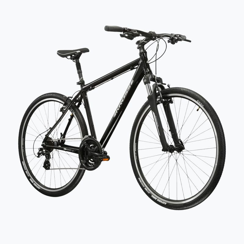 Мъжки градски велосипед KROSS Move 1.0 black/silver/shiny 2