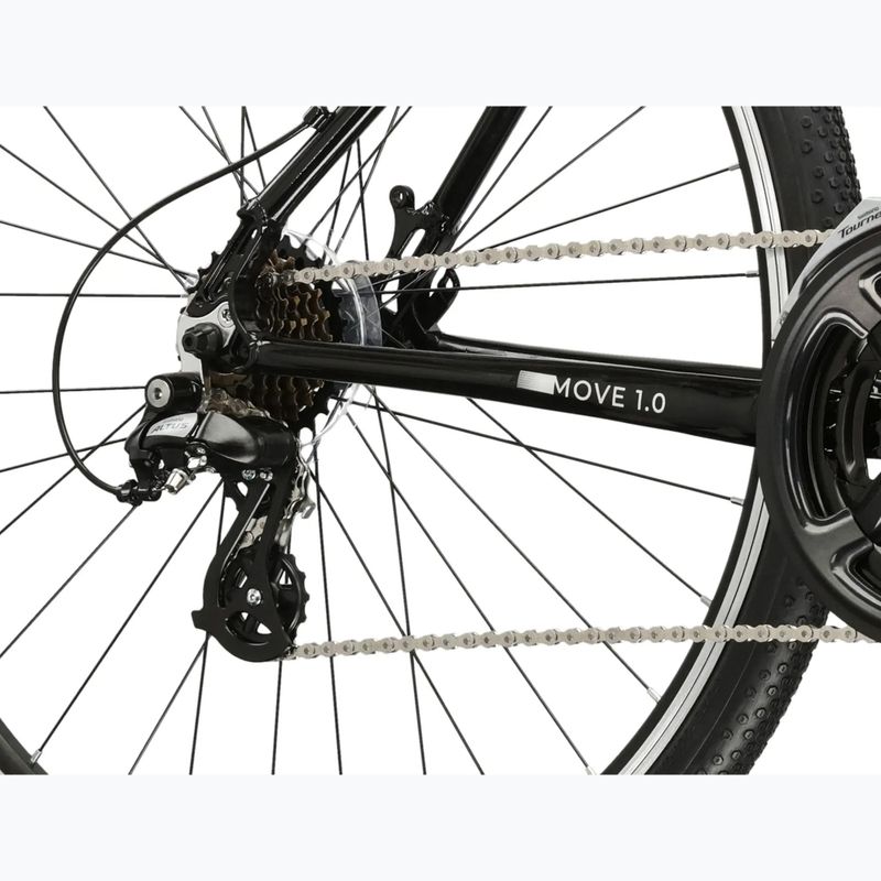 Мъжки градски велосипед KROSS Move 1.0 black/silver/shiny 7