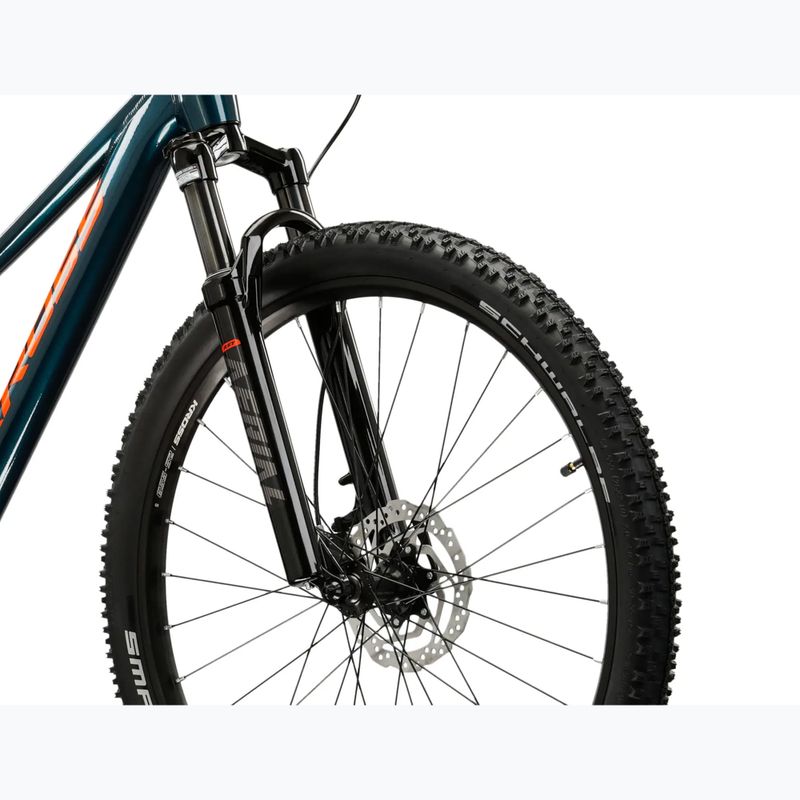 Юношески велосипед KROSS Level Jr 5.0 turquoise/orange/gloss 5