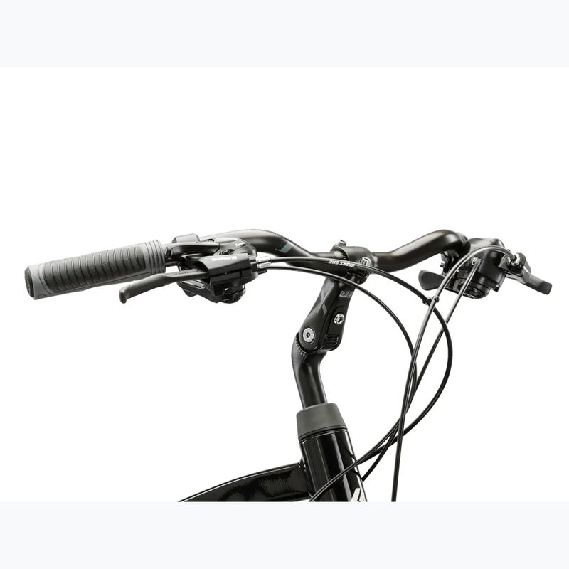 Мъжки трекинг велосипед KROSS Trans 1.0 black/silver/shiny 4