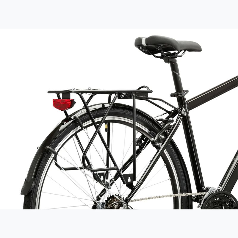 Мъжки трекинг велосипед KROSS Trans 1.0 black/silver/shiny 10