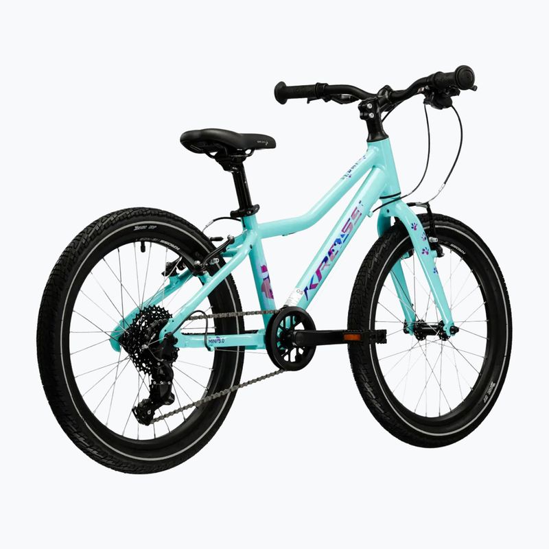 Детски велосипед KROSS Lea Mini 3.0 sea blue/purple/glossy 3