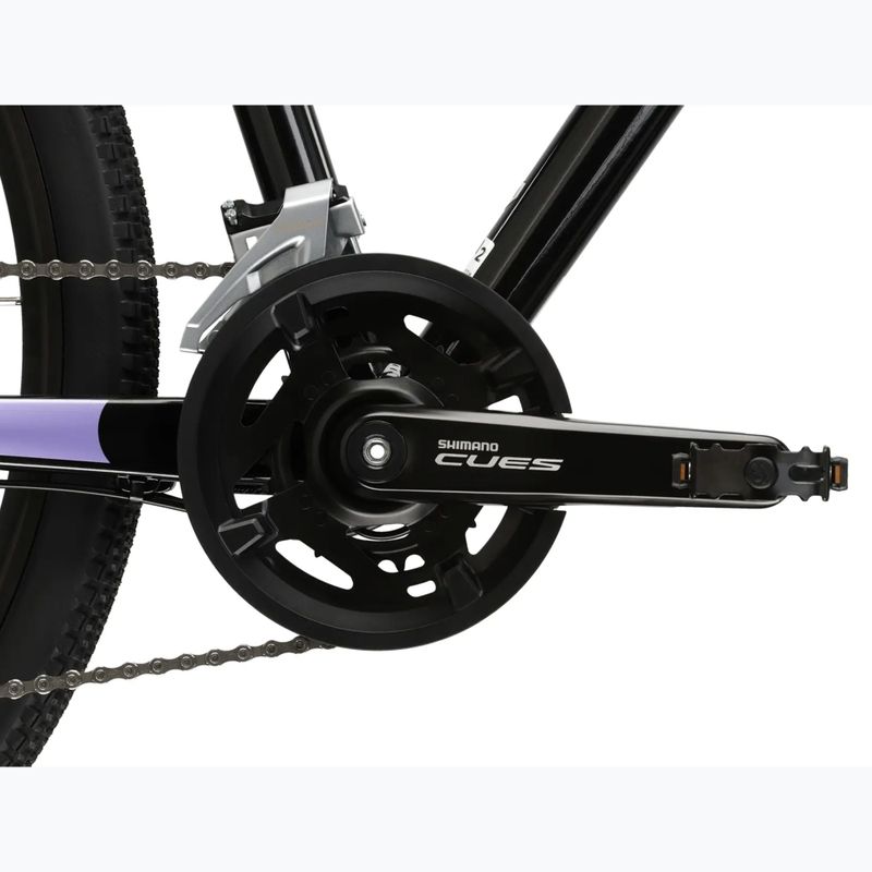 Дамски крос велосипед KROSS Evado 7.0 W black/purple/gloss 10