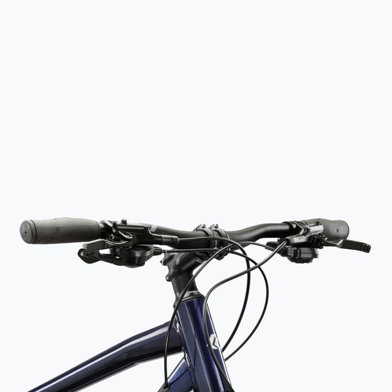 Крос велосипед KROSS Evado 5.0 dark blue/silver/shiny 4