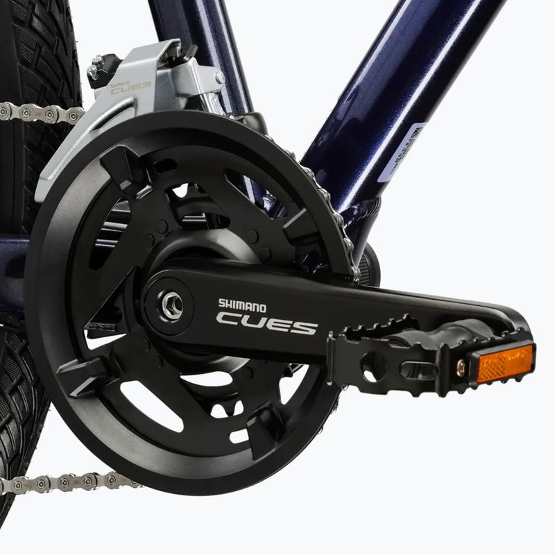Крос велосипед KROSS Evado 5.0 dark blue/silver/shiny 9