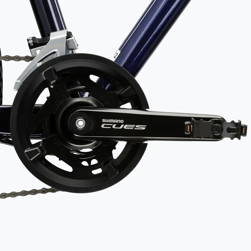 Крос велосипед KROSS Evado 5.0 dark blue/silver/shiny 10