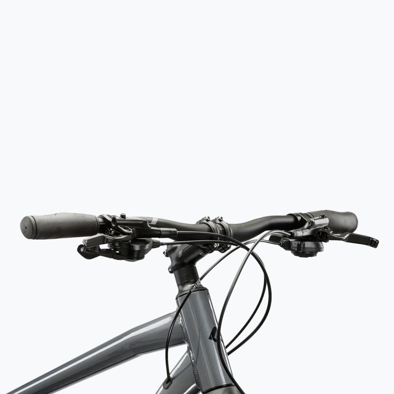 Крос велосипед KROSS Evado 5.0 grey/black/shiny 4
