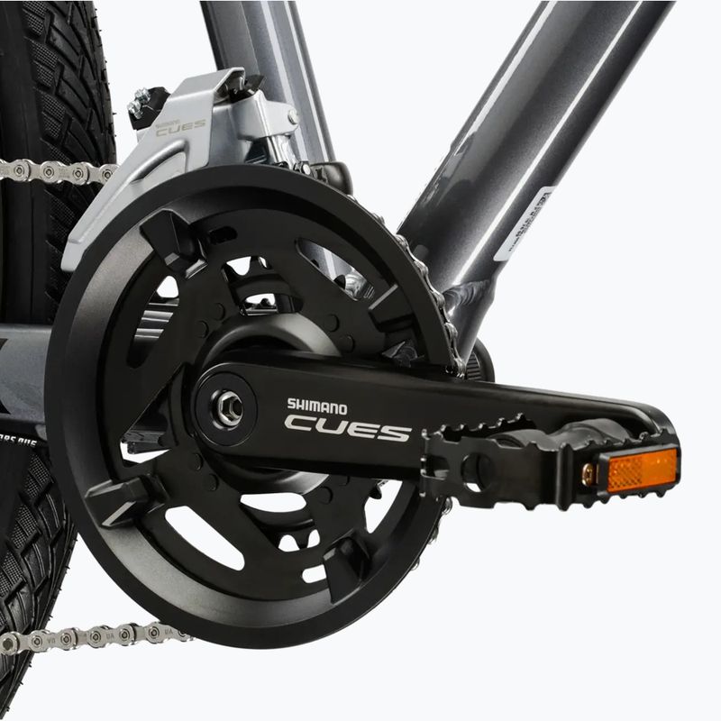 Крос велосипед KROSS Evado 5.0 grey/black/shiny 8