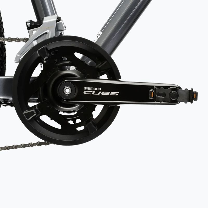 Крос велосипед KROSS Evado 5.0 grey/black/shiny 9