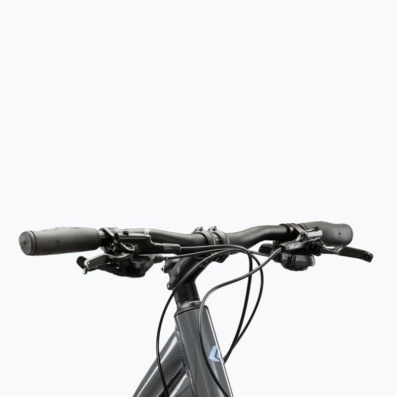 Дамски крос велосипед KROSS Evado 5.0 W gray/blue/shiny 4