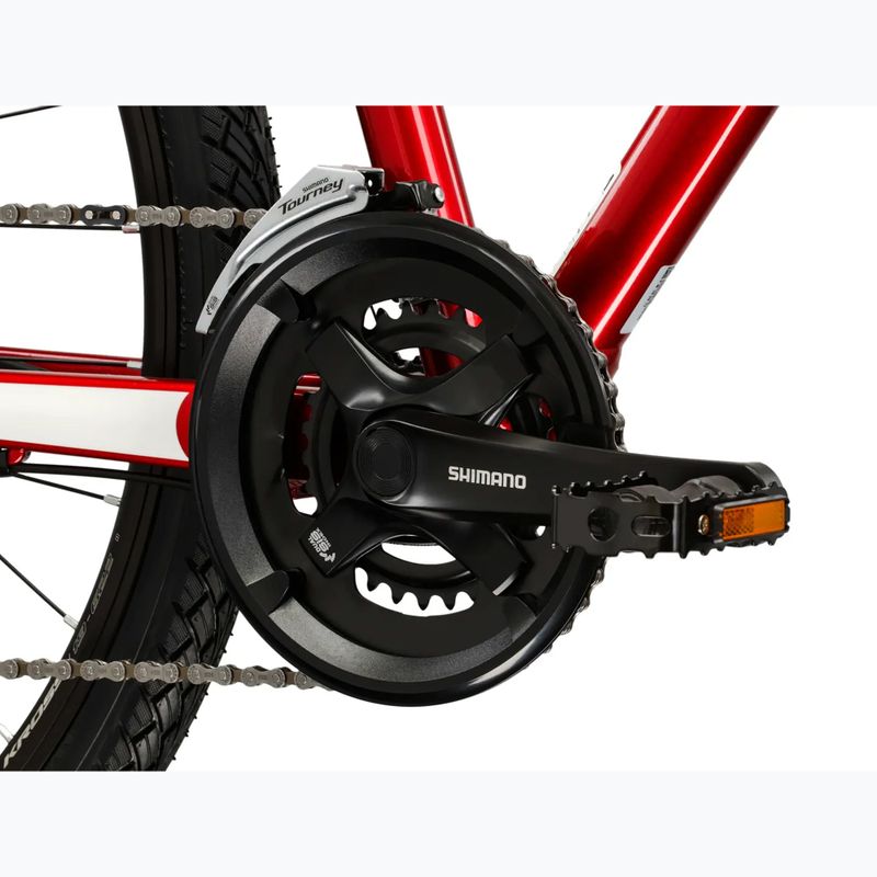 Крос велосипед KROSS Evado 4.0 burgundy/white 9