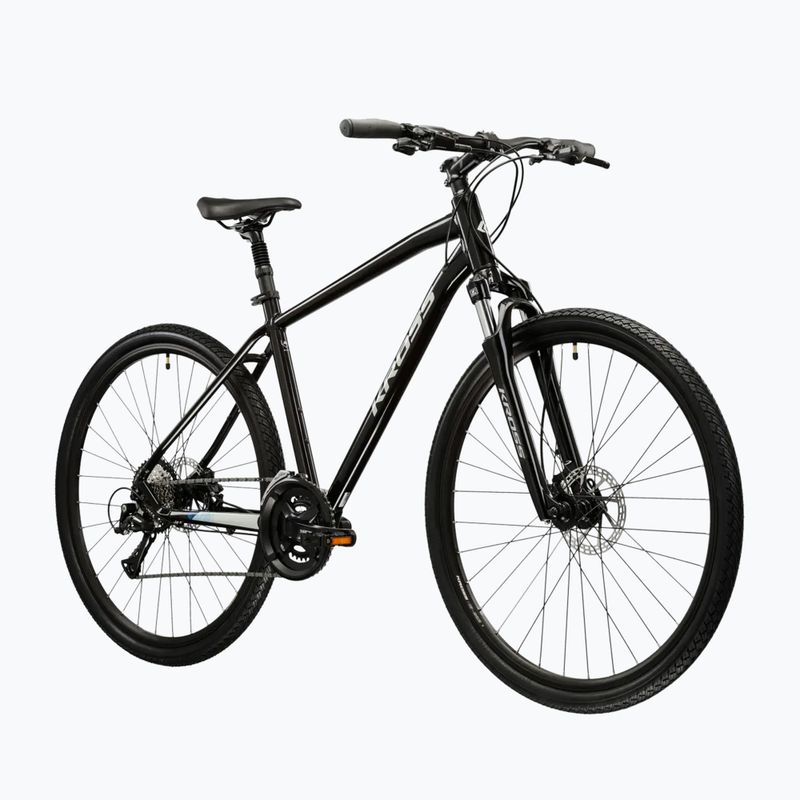 Крос велосипед KROSS Evado 4.0 black/silver 2
