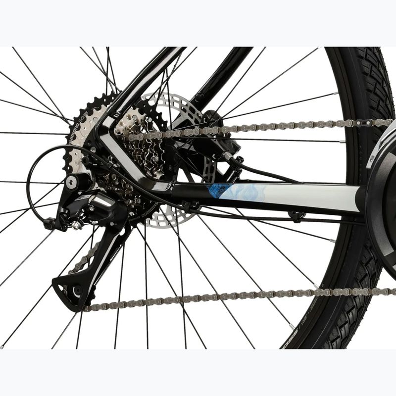 Крос велосипед KROSS Evado 4.0 black/silver 8