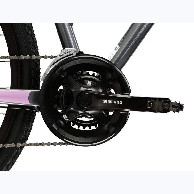 Дамски крос велосипед KROSS Evado 4.0 W gray/pink/gloss 10