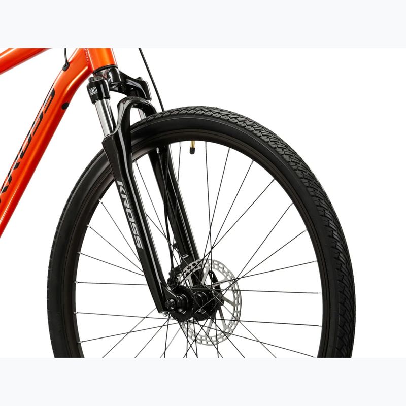 Крос велосипед KROSS Evado 3.0 orange/black/glossy 5