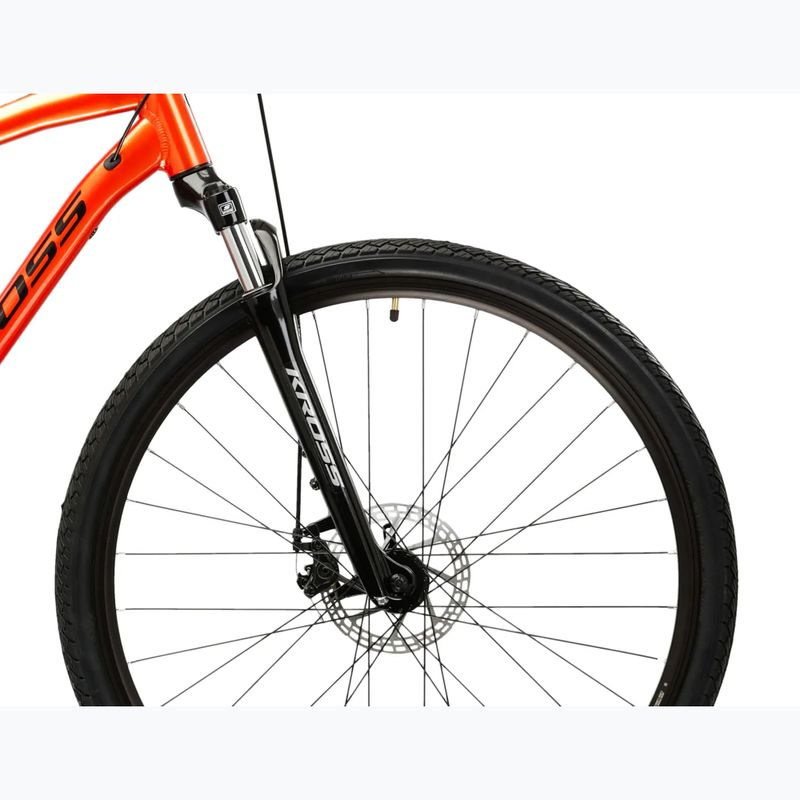 Крос велосипед KROSS Evado 3.0 orange/black/glossy 6