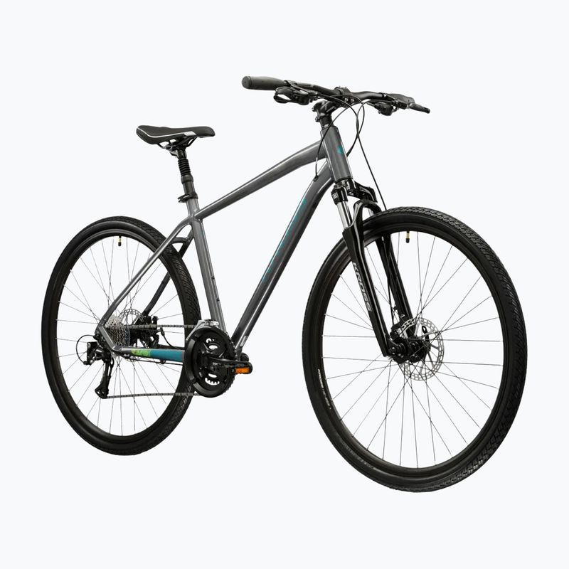 Крос велосипед KROSS Evado 3.0 grey/marine/glossy 2