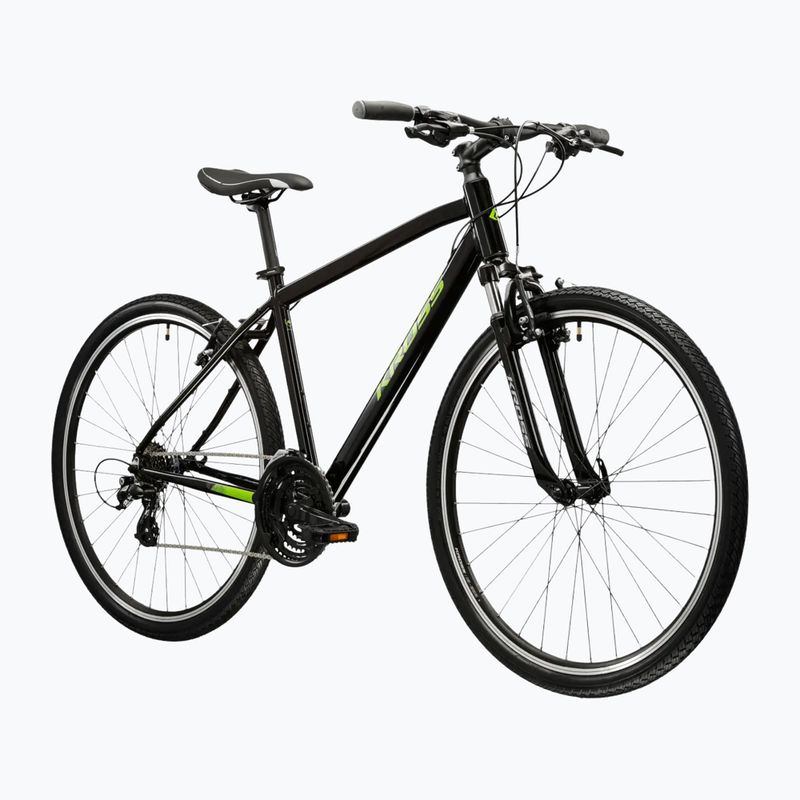 Крос велосипед KROSS Evado 2.0 black/green/gloss 2