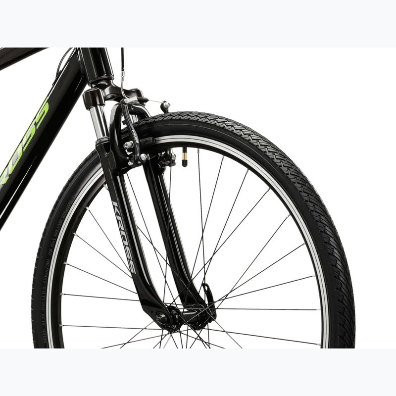 Крос велосипед KROSS Evado 2.0 black/green/gloss 5