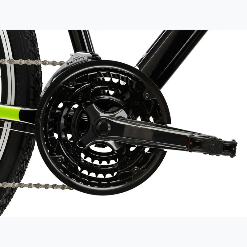 Крос велосипед KROSS Evado 2.0 black/green/gloss 9