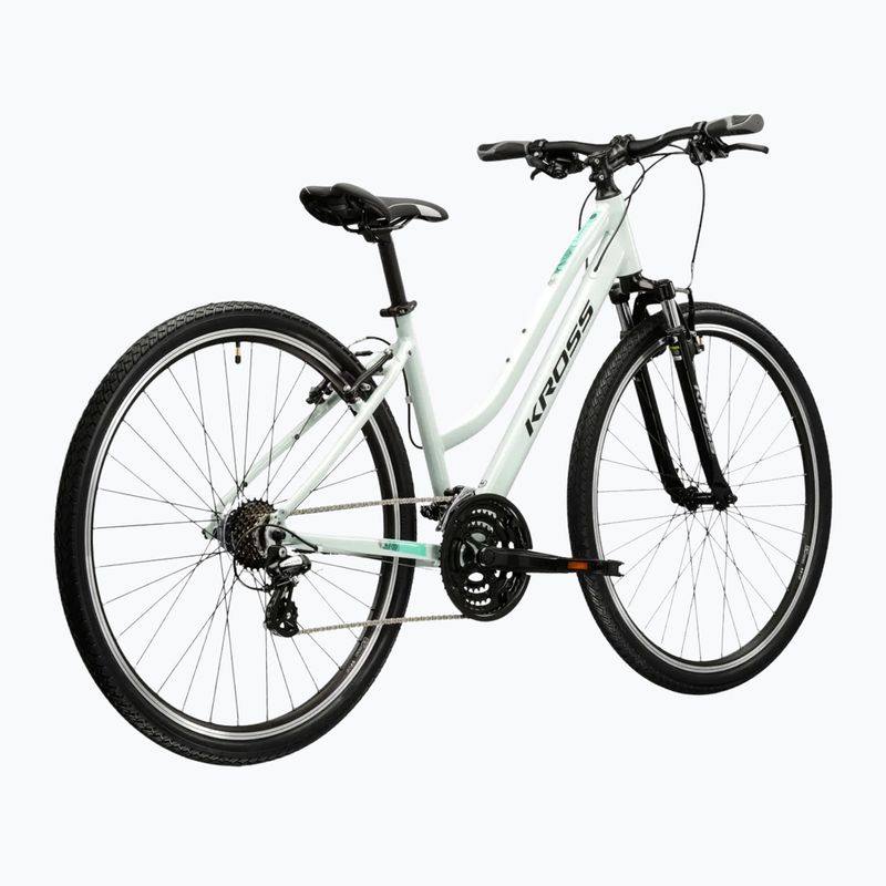 Дамски крос велосипед KROSS Evado 2.0 W silver/black/glossy 3