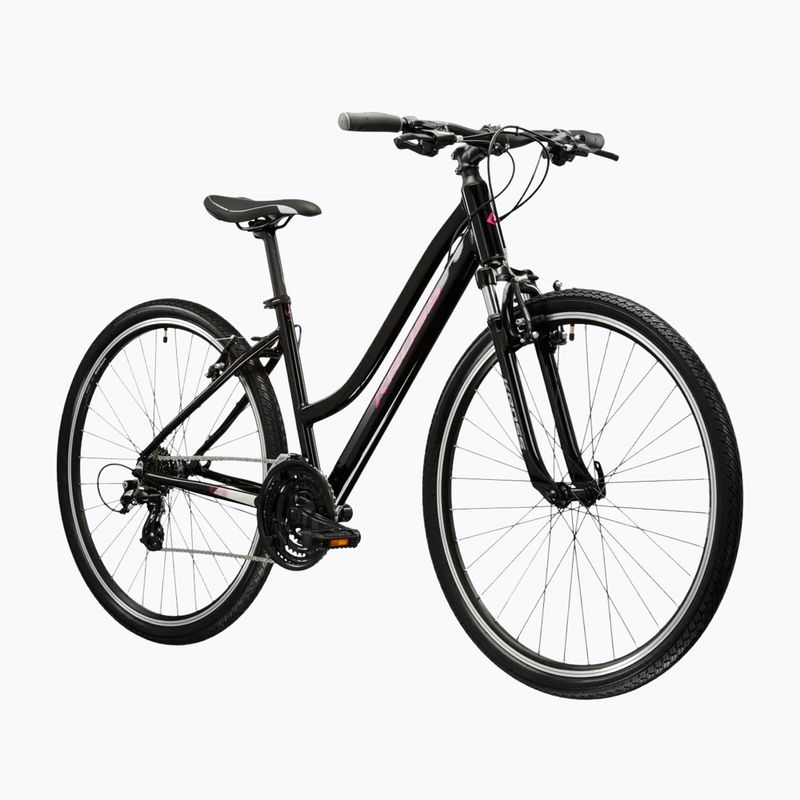 Дамски крос велосипед KROSS Evado 2.0 W black/pink/gloss 2