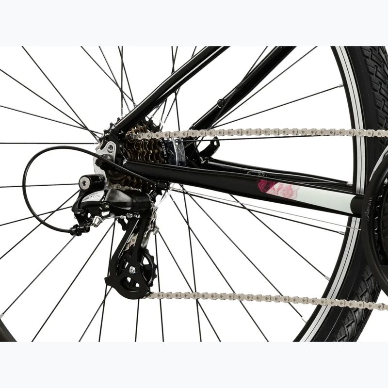 Дамски крос велосипед KROSS Evado 2.0 W black/pink/gloss 7