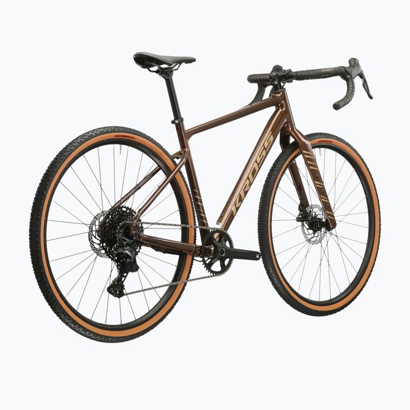 Гравел велосипед KROSS Esker 2.0 brown/beige/gloss 3