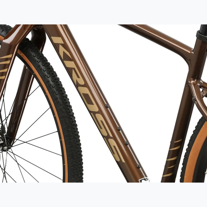 Гравел велосипед KROSS Esker 2.0 brown/beige/gloss 13