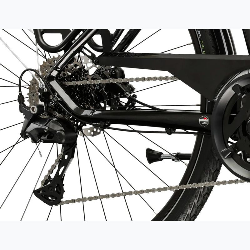 Мъжки трекинг велосипед KROSS Trans 7.0 black/silver/shiny 8